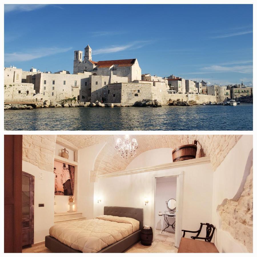 Giovinazzo Historic Apulia Old Town Stone House With Private Patio Lägenhet Exteriör bild